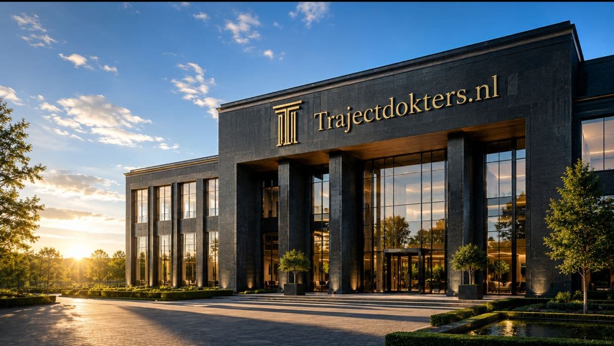 Exterieur van Trajectdokters.nl — premium institutioneel gebouw
